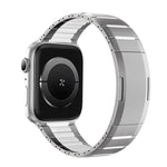 Dây đồng hồ thép không gỉ cong hai tông màu khóa bên, dành cho Apple Watch 49mm / 46mm / 45mm / 44mm, dành cho Apple Watch 42mm / 41mm / 40mm / 38mm