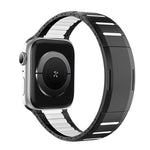 Dây đồng hồ thép không gỉ cong hai tông màu khóa bên, dành cho Apple Watch 49mm / 46mm / 45mm / 44mm, dành cho Apple Watch 42mm / 41mm / 40mm / 38mm