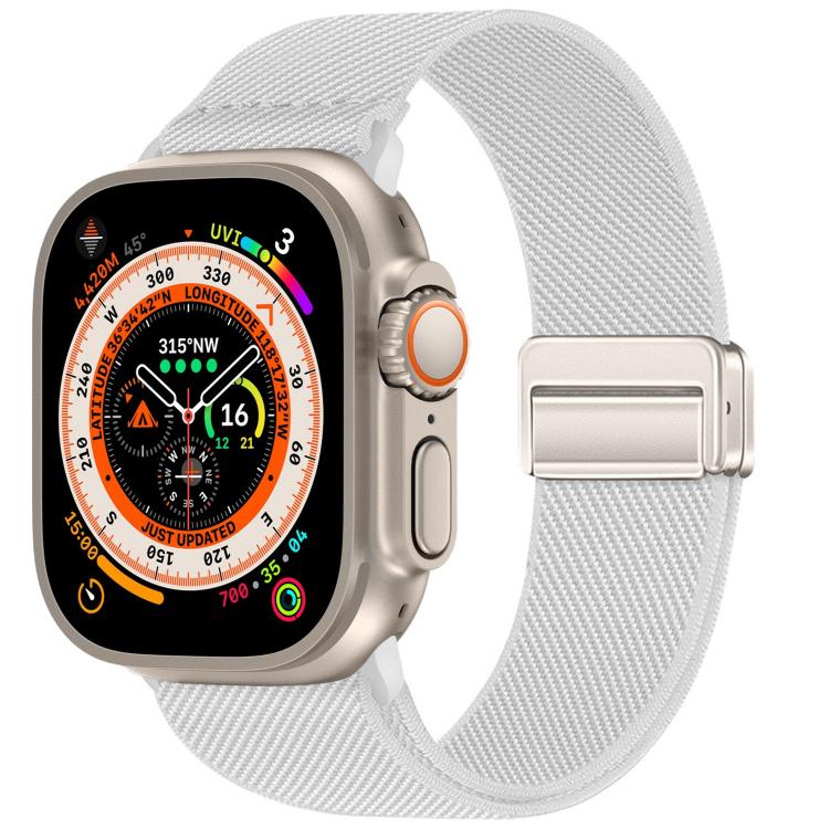 Dây đồng hồ nylon co giãn khóa nam châm đôi, dành cho Apple Watch 49mm / 46mm / 45mm / 44mm, dành cho Apple Watch 42mm / 41mm / 40mm / 38mm