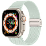 Dây đồng hồ nylon co giãn khóa nam châm đôi, dành cho Apple Watch 49mm / 46mm / 45mm / 44mm, dành cho Apple Watch 42mm / 41mm / 40mm / 38mm