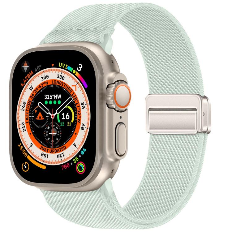 Dây đồng hồ nylon co giãn khóa nam châm đôi, dành cho Apple Watch 49mm / 46mm / 45mm / 44mm, dành cho Apple Watch 42mm / 41mm / 40mm / 38mm
