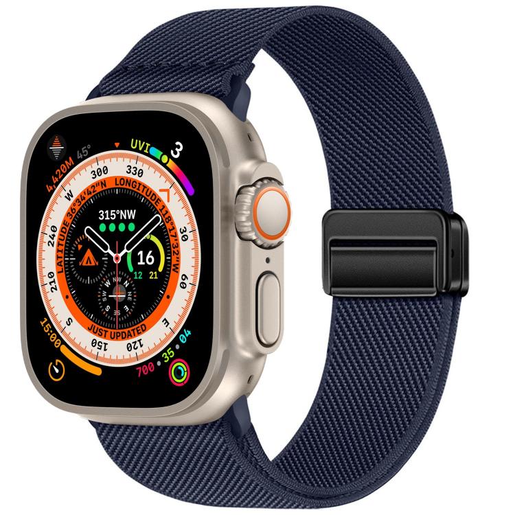 Dây đồng hồ nylon co giãn khóa nam châm đôi, dành cho Apple Watch 49mm / 46mm / 45mm / 44mm, dành cho Apple Watch 42mm / 41mm / 40mm / 38mm