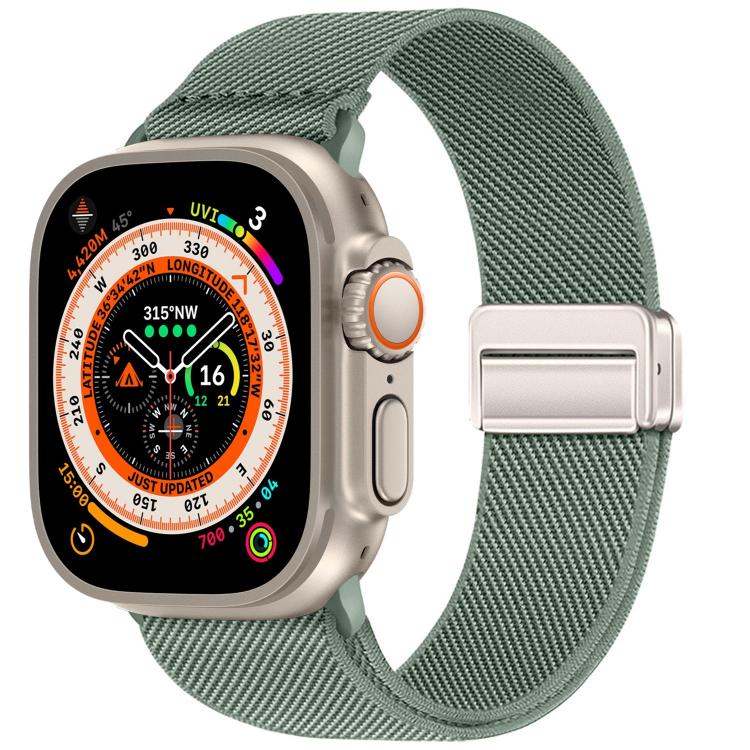 Dây đồng hồ nylon co giãn khóa nam châm đôi, dành cho Apple Watch 49mm / 46mm / 45mm / 44mm, dành cho Apple Watch 42mm / 41mm / 40mm / 38mm