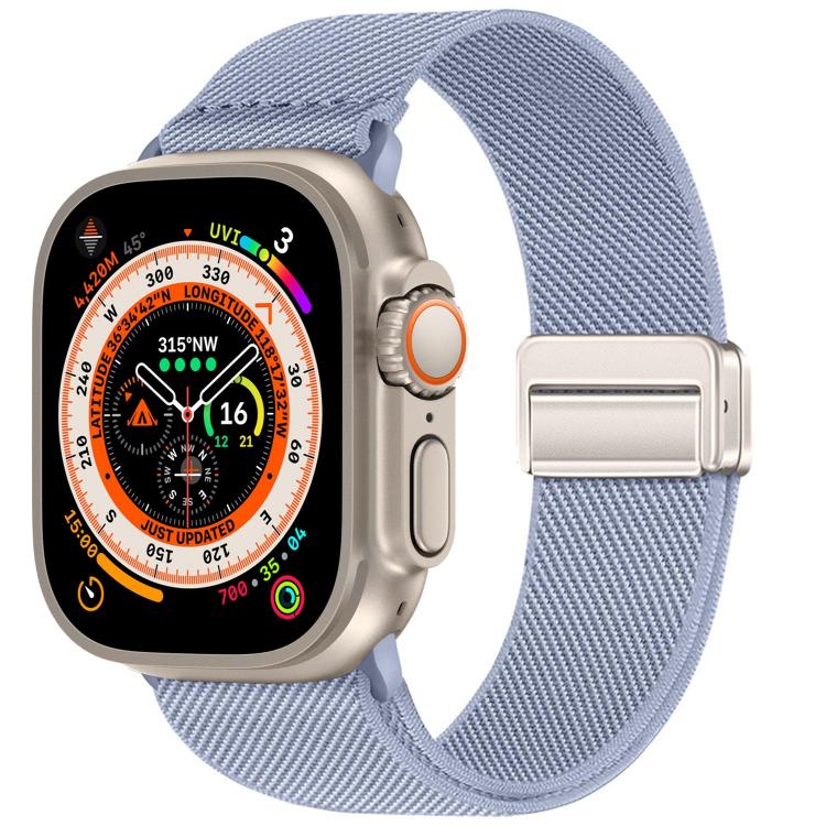Dây đồng hồ nylon co giãn khóa nam châm đôi, dành cho Apple Watch 49mm / 46mm / 45mm / 44mm, dành cho Apple Watch 42mm / 41mm / 40mm / 38mm