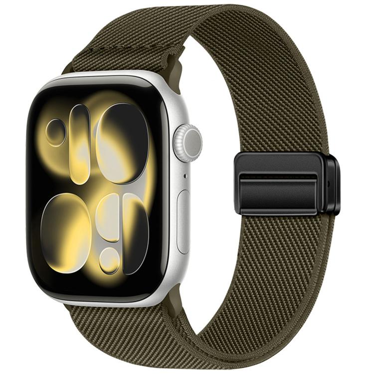 Dây đồng hồ nylon co giãn khóa nam châm đôi, dành cho Apple Watch 49mm / 46mm / 45mm / 44mm, dành cho Apple Watch 42mm / 41mm / 40mm / 38mm