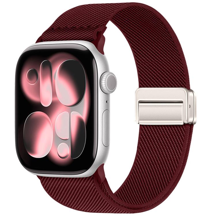 Dây đồng hồ nylon co giãn khóa nam châm đôi, dành cho Apple Watch 49mm / 46mm / 45mm / 44mm, dành cho Apple Watch 42mm / 41mm / 40mm / 38mm