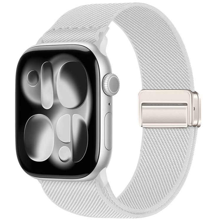 Dây đồng hồ nylon co giãn khóa nam châm đôi, dành cho Apple Watch 49mm / 46mm / 45mm / 44mm, dành cho Apple Watch 42mm / 41mm / 40mm / 38mm