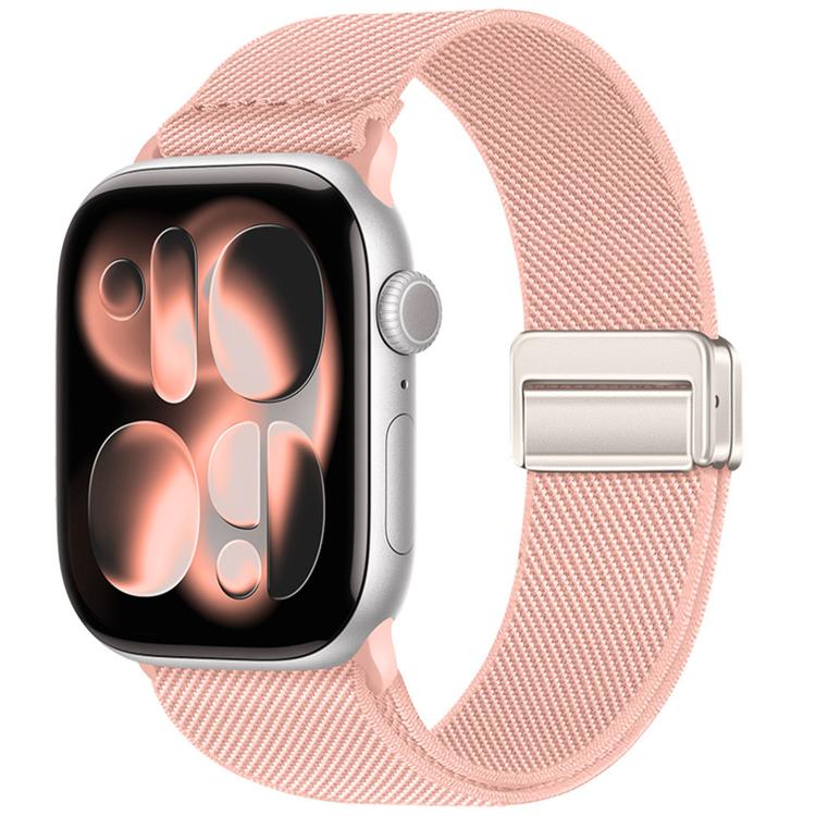 Dây đồng hồ nylon co giãn khóa nam châm đôi, dành cho Apple Watch 49mm / 46mm / 45mm / 44mm, dành cho Apple Watch 42mm / 41mm / 40mm / 38mm