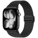 Dây đồng hồ nylon co giãn khóa nam châm đôi, dành cho Apple Watch 49mm / 46mm / 45mm / 44mm, dành cho Apple Watch 42mm / 41mm / 40mm / 38mm