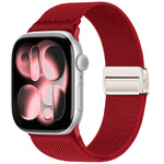 Dây đồng hồ nylon co giãn khóa nam châm đôi, dành cho Apple Watch 49mm / 46mm / 45mm / 44mm, dành cho Apple Watch 42mm / 41mm / 40mm / 38mm