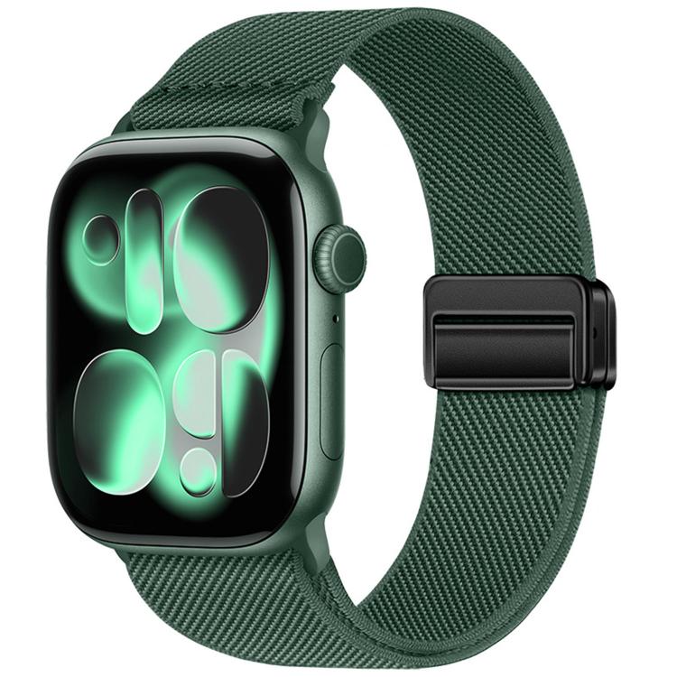 Dây đồng hồ nylon co giãn khóa nam châm đôi, dành cho Apple Watch 49mm / 46mm / 45mm / 44mm, dành cho Apple Watch 42mm / 41mm / 40mm / 38mm