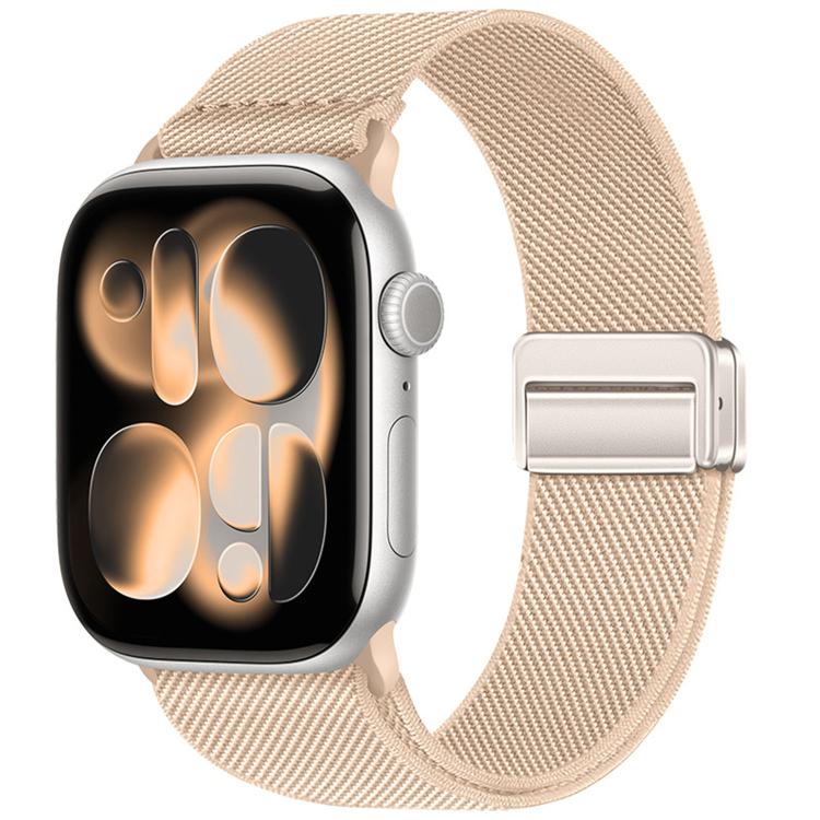 Dây đồng hồ nylon co giãn khóa nam châm đôi, dành cho Apple Watch 49mm / 46mm / 45mm / 44mm, dành cho Apple Watch 42mm / 41mm / 40mm / 38mm