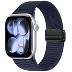 Dây đồng hồ nylon co giãn khóa nam châm đôi, dành cho Apple Watch 49mm / 46mm / 45mm / 44mm, dành cho Apple Watch 42mm / 41mm / 40mm / 38mm