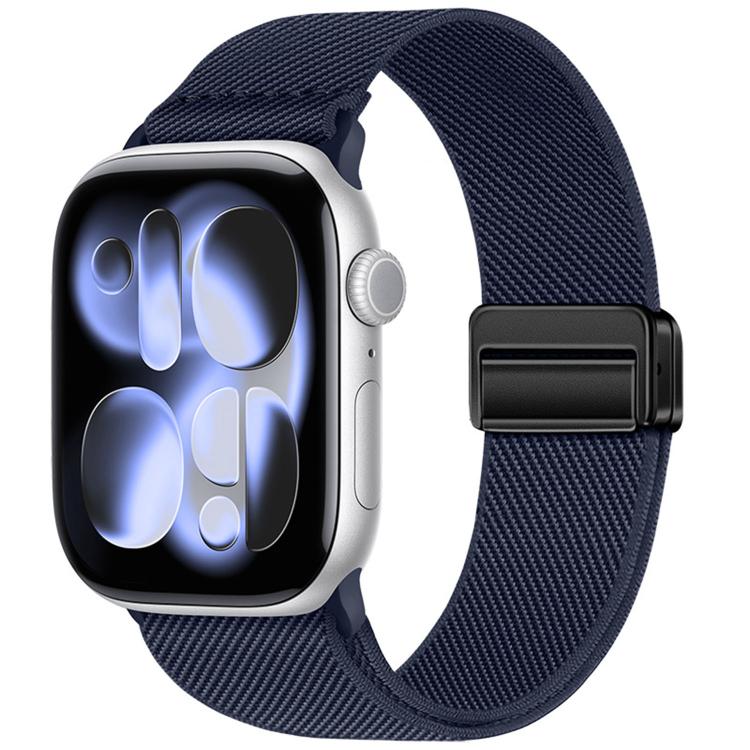 Dây đồng hồ nylon co giãn khóa nam châm đôi, dành cho Apple Watch 49mm / 46mm / 45mm / 44mm, dành cho Apple Watch 42mm / 41mm / 40mm / 38mm