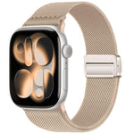 Dây đồng hồ nylon co giãn khóa nam châm đôi, dành cho Apple Watch 49mm / 46mm / 45mm / 44mm, dành cho Apple Watch 42mm / 41mm / 40mm / 38mm