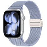 Dây đồng hồ nylon co giãn khóa nam châm đôi, dành cho Apple Watch 49mm / 46mm / 45mm / 44mm, dành cho Apple Watch 42mm / 41mm / 40mm / 38mm