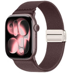 Dây đồng hồ nylon co giãn khóa nam châm đôi, dành cho Apple Watch 49mm / 46mm / 45mm / 44mm, dành cho Apple Watch 42mm / 41mm / 40mm / 38mm