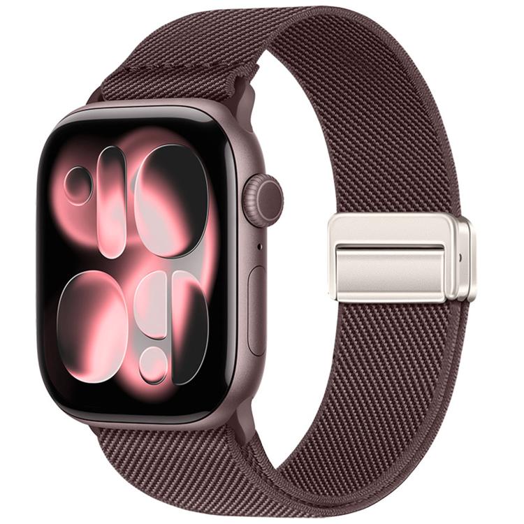 Dây đồng hồ nylon co giãn khóa nam châm đôi, dành cho Apple Watch 49mm / 46mm / 45mm / 44mm, dành cho Apple Watch 42mm / 41mm / 40mm / 38mm