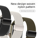 Dây đồng hồ nylon co giãn khóa nam châm đôi, dành cho Apple Watch 49mm / 46mm / 45mm / 44mm, dành cho Apple Watch 42mm / 41mm / 40mm / 38mm