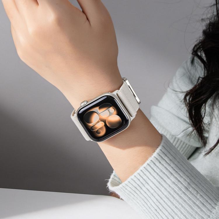 Dây đồng hồ nylon co giãn khóa nam châm đôi, dành cho Apple Watch 49mm / 46mm / 45mm / 44mm, dành cho Apple Watch 42mm / 41mm / 40mm / 38mm