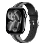 Dây đồng hồ da thật may ghép, dành cho Apple Watch 46mm / 49mm / 45mm / 44mm, dành cho Apple Watch 42mm / 41mm / 40mm / 38mm