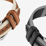 Dây đồng hồ da thật may ghép, dành cho Apple Watch 46mm / 49mm / 45mm / 44mm, dành cho Apple Watch 42mm / 41mm / 40mm / 38mm