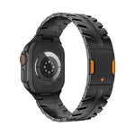 Dây đồng hồ kim loại titan nam châm Iron Man, dành cho Apple Watch 46mm / 49mm / 45mm / 44mm
