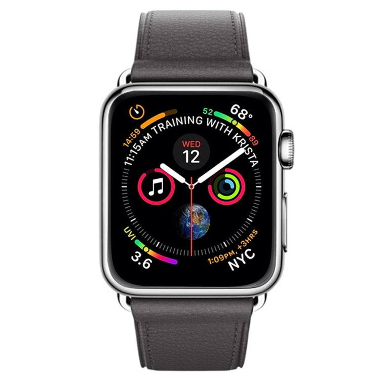 Dây đeo cổ tay da nút cổ điển cho Apple Watch Series 3 & 2 & 1 42mm