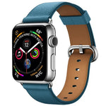 Dây đeo cổ tay da nút cổ điển cho Apple Watch Series 3 & 2 & 1 42mm