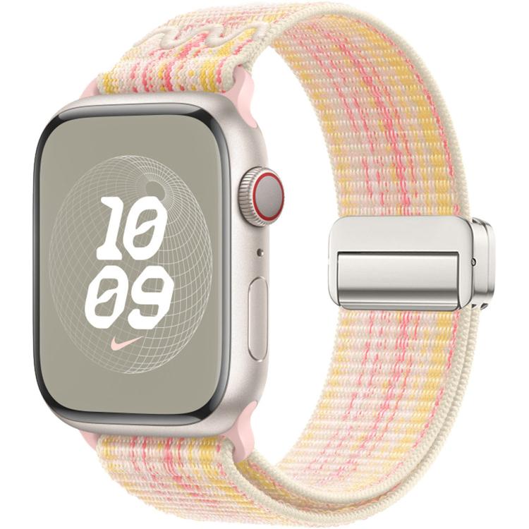 Dây đồng hồ nylon khóa nam châm, dành cho Apple Watch 46mm / 49mm / 45mm / 44mm, dành cho Apple Watch 42mm / 41mm / 40mm / 38mm