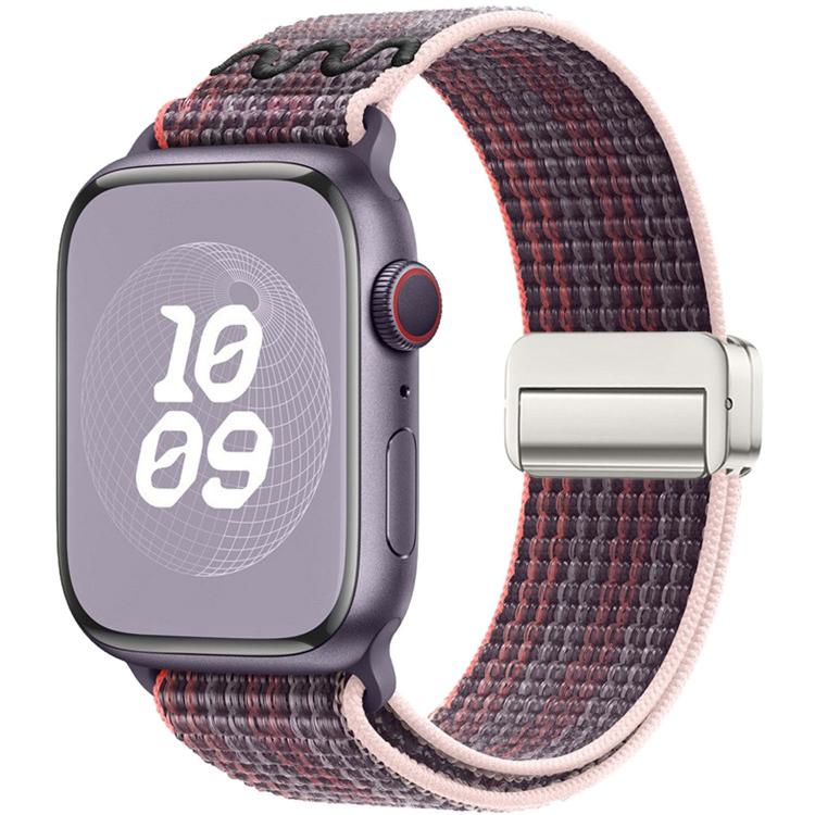 Dây đồng hồ nylon khóa nam châm, dành cho Apple Watch 46mm / 49mm / 45mm / 44mm, dành cho Apple Watch 42mm / 41mm / 40mm / 38mm