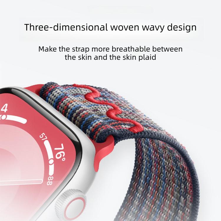 Dây đồng hồ nylon khóa nam châm, dành cho Apple Watch 46mm / 49mm / 45mm / 44mm, dành cho Apple Watch 42mm / 41mm / 40mm / 38mm