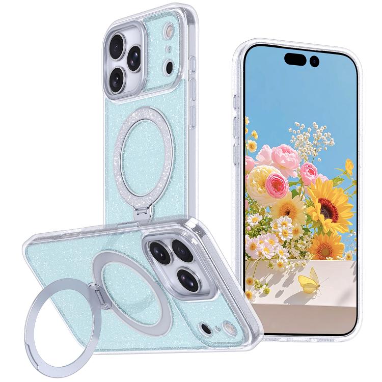Ốp điện thoại từ tính có giá đỡ kim tuyến sao, dành cho iPhone 17 Pro Max, iPhone 17 Pro, iPhone 17