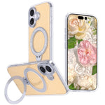 Ốp điện thoại từ tính có giá đỡ kim tuyến sao, dành cho iPhone 17 Pro Max, iPhone 17 Pro, iPhone 17