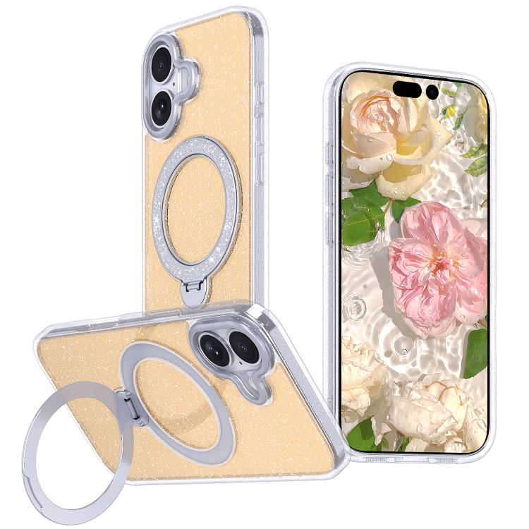 Ốp điện thoại từ tính có giá đỡ kim tuyến sao, dành cho iPhone 17 Pro Max, iPhone 17 Pro, iPhone 17