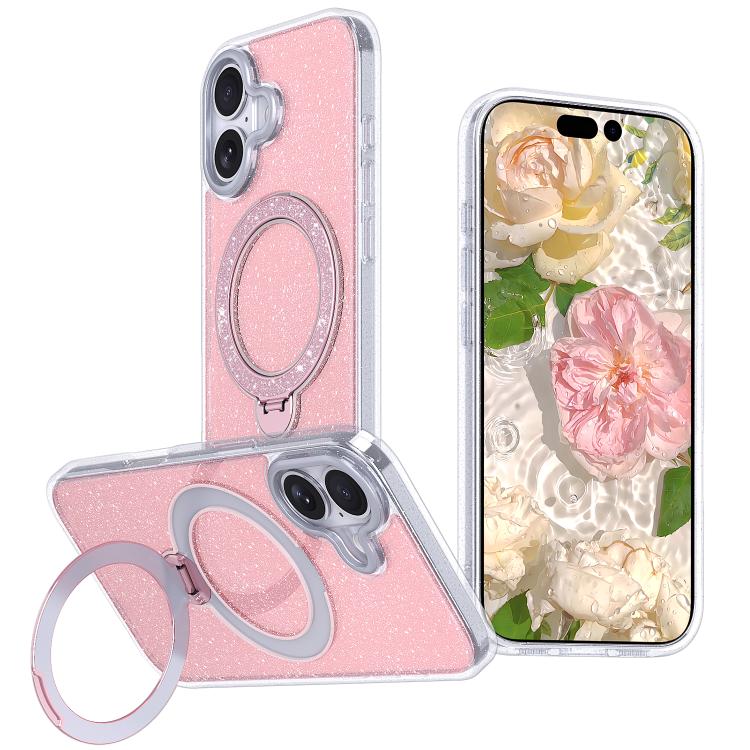 Ốp điện thoại từ tính có giá đỡ kim tuyến sao, dành cho iPhone 17 Pro Max, iPhone 17 Pro, iPhone 17