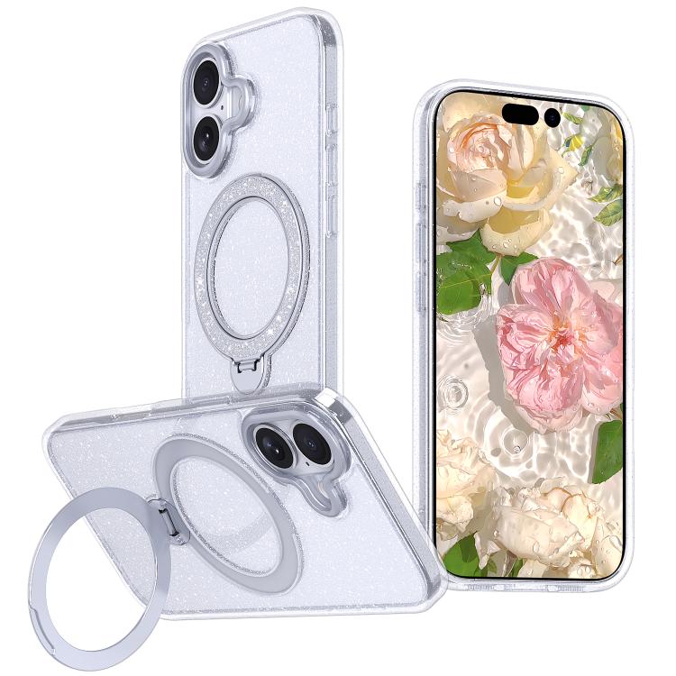 Ốp điện thoại từ tính có giá đỡ kim tuyến sao, dành cho iPhone 17 Pro Max, iPhone 17 Pro, iPhone 17