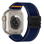 Reflective Umbrella Buckle Woven Nylon Watch Band, For Apple Watch 49mm / 46mm / 45mm / 44mm, For Apple Watch 42mm / 41mm / 40mm / 38mm