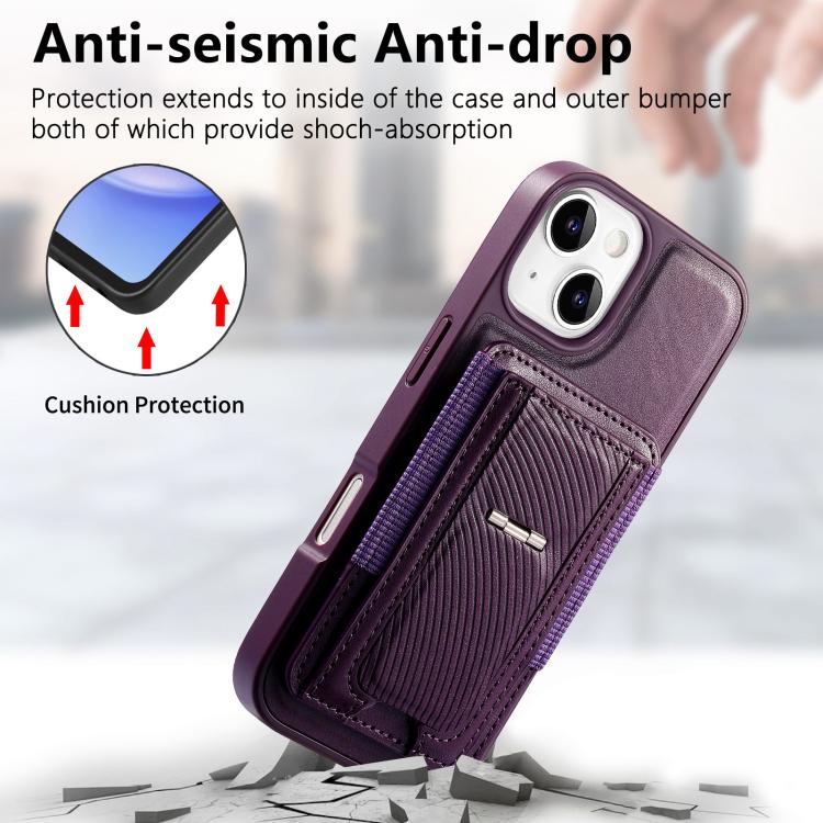 CaseNeo Giá Đỡ Gập Retro Túi Thẻ Co Giãn Nam Châm Ốp Lưng Điện Thoại, Dành Cho iPhone 15, Dành Cho iPhone 14 / 13, Dành Cho iPhone 14 Pro, Dành Cho iPhone 14 Pro Max, Dành Cho iPhone 13 Pro Max, Dành Cho iPhone 13 Pro
