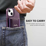 CaseNeo Giá Đỡ Gập Retro Túi Thẻ Co Giãn Nam Châm Ốp Lưng Điện Thoại, Dành Cho iPhone 15, Dành Cho iPhone 14 / 13, Dành Cho iPhone 14 Pro, Dành Cho iPhone 14 Pro Max, Dành Cho iPhone 13 Pro Max, Dành Cho iPhone 13 Pro
