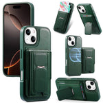CaseNeo Giá Đỡ Gập Retro Túi Thẻ Co Giãn Nam Châm Ốp Lưng Điện Thoại, Dành Cho iPhone 15, Dành Cho iPhone 14 / 13, Dành Cho iPhone 14 Pro, Dành Cho iPhone 14 Pro Max, Dành Cho iPhone 13 Pro Max, Dành Cho iPhone 13 Pro