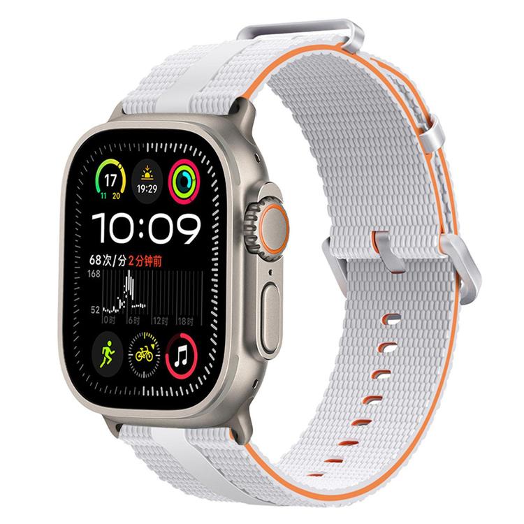 Dây đồng hồ silicone họa tiết đường kẻ, dành cho Apple Watch 46mm / 49mm / 45mm / 44mm, dành cho Apple Watch 42mm / 41mm / 40mm / 38mm