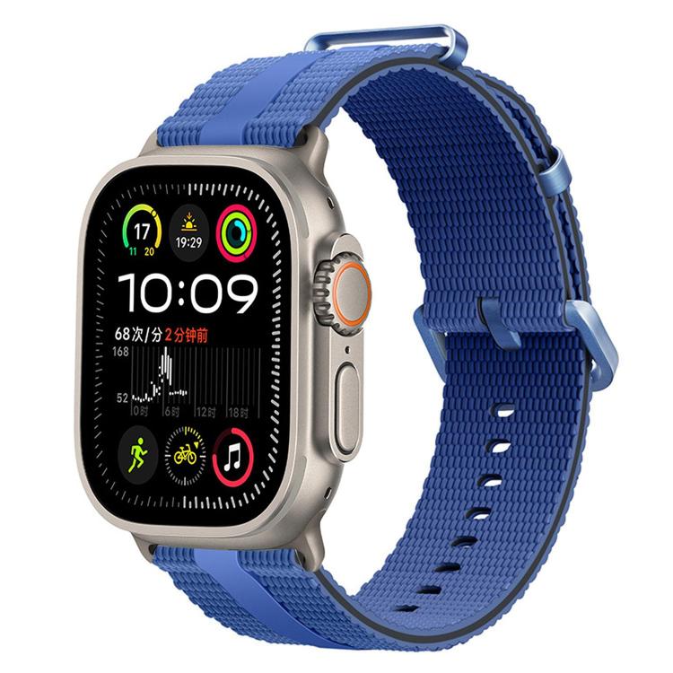 Dây đồng hồ silicone họa tiết đường kẻ, dành cho Apple Watch 46mm / 49mm / 45mm / 44mm, dành cho Apple Watch 42mm / 41mm / 40mm / 38mm