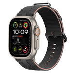 Dây đồng hồ silicone họa tiết đường kẻ, dành cho Apple Watch 46mm / 49mm / 45mm / 44mm, dành cho Apple Watch 42mm / 41mm / 40mm / 38mm