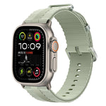 Dây đồng hồ silicone họa tiết đường kẻ, dành cho Apple Watch 46mm / 49mm / 45mm / 44mm, dành cho Apple Watch 42mm / 41mm / 40mm / 38mm