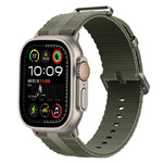 Dây đồng hồ silicone họa tiết đường kẻ, dành cho Apple Watch 46mm / 49mm / 45mm / 44mm, dành cho Apple Watch 42mm / 41mm / 40mm / 38mm