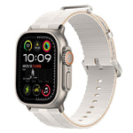Dây đồng hồ silicone họa tiết đường kẻ, dành cho Apple Watch 46mm / 49mm / 45mm / 44mm, dành cho Apple Watch 42mm / 41mm / 40mm / 38mm