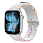 Dây đồng hồ silicone họa tiết đường kẻ, dành cho Apple Watch 46mm / 49mm / 45mm / 44mm, dành cho Apple Watch 42mm / 41mm / 40mm / 38mm