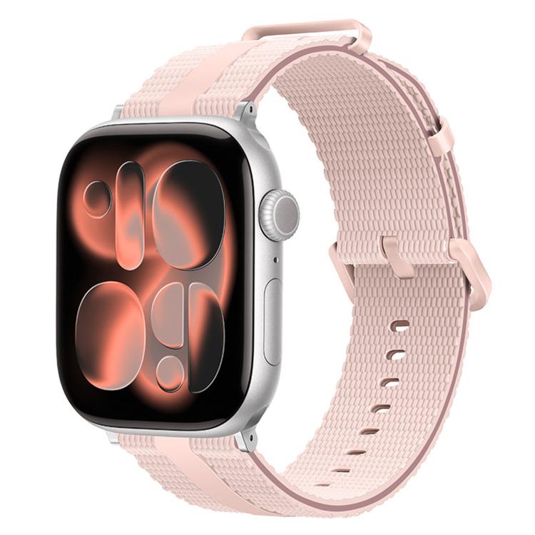 Dây đồng hồ silicone họa tiết đường kẻ, dành cho Apple Watch 46mm / 49mm / 45mm / 44mm, dành cho Apple Watch 42mm / 41mm / 40mm / 38mm