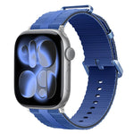 Dây đồng hồ silicone họa tiết đường kẻ, dành cho Apple Watch 46mm / 49mm / 45mm / 44mm, dành cho Apple Watch 42mm / 41mm / 40mm / 38mm
